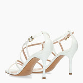 Albano Sandalo con Tacco Bianco